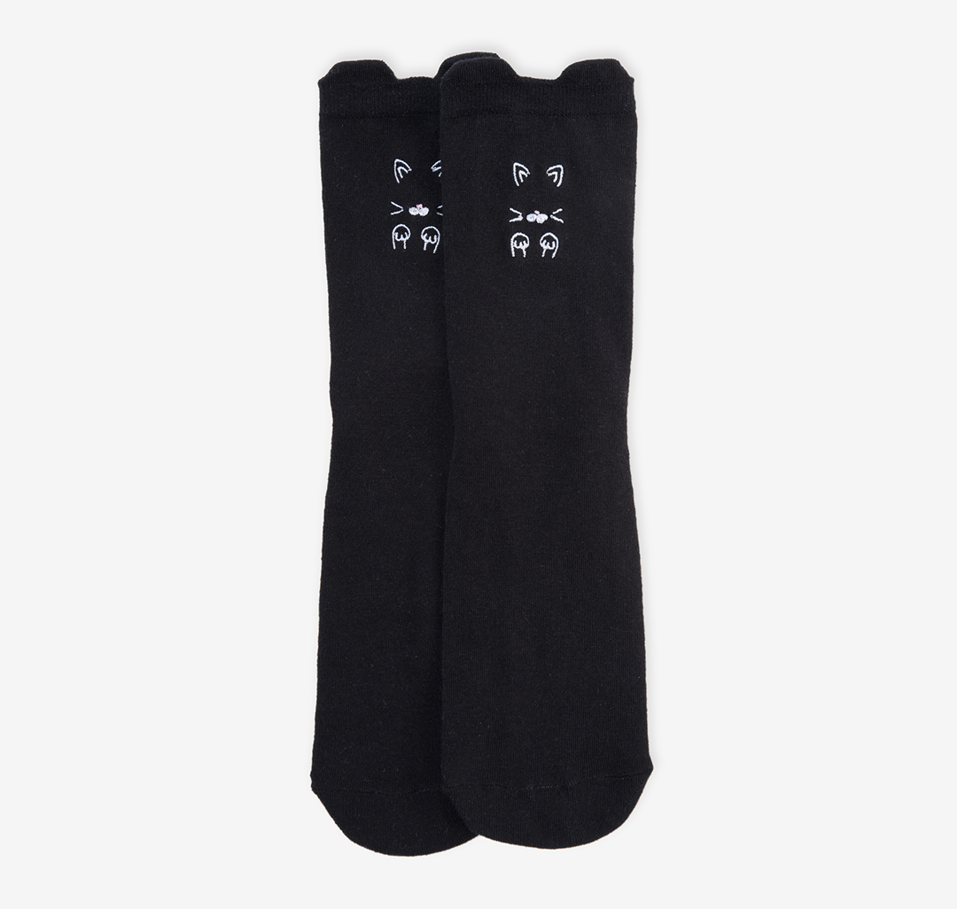 Носки (1 пара) Мармалато, цвет Черный-белый #1