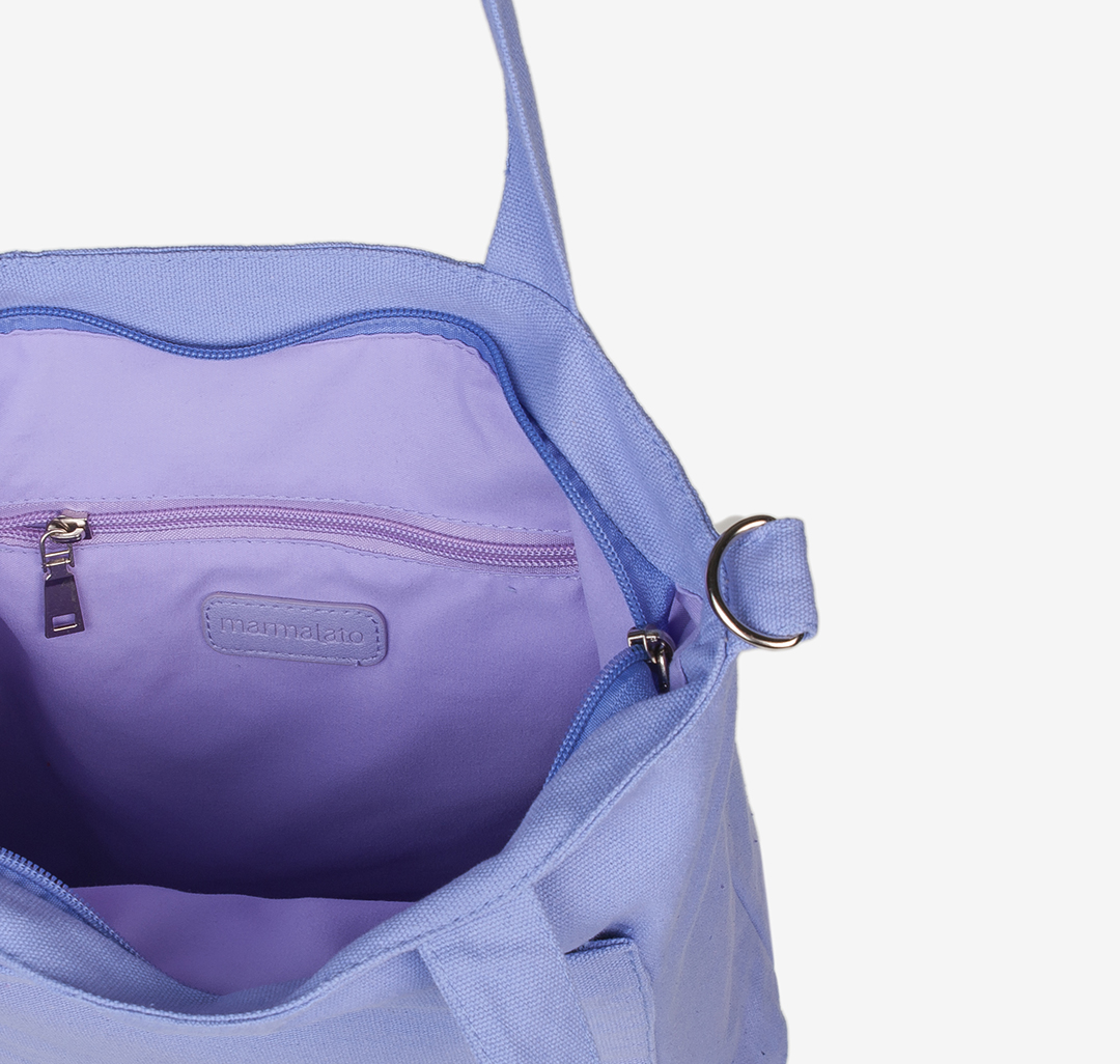 Текстильная сумка (Шоппер) Мармалато, цвет Лавандовый-мультиколор #4