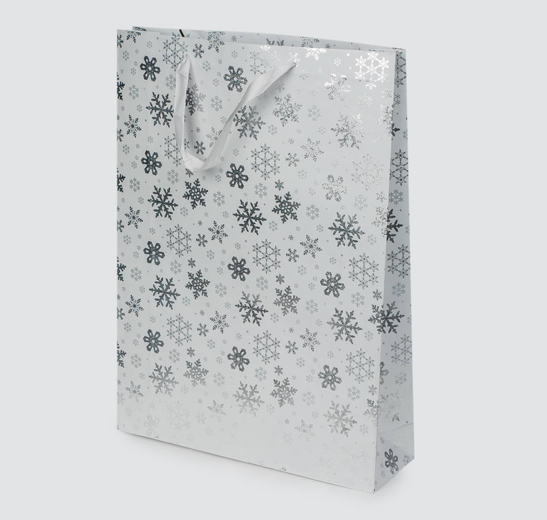 Подарочный пакет Мармалато, цвет Белый-серебро #1