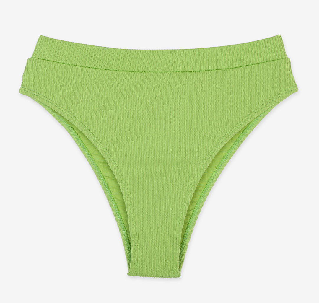 Женские плавки с высокой посадкой Мармалато, цвет Светло-зеленый #2